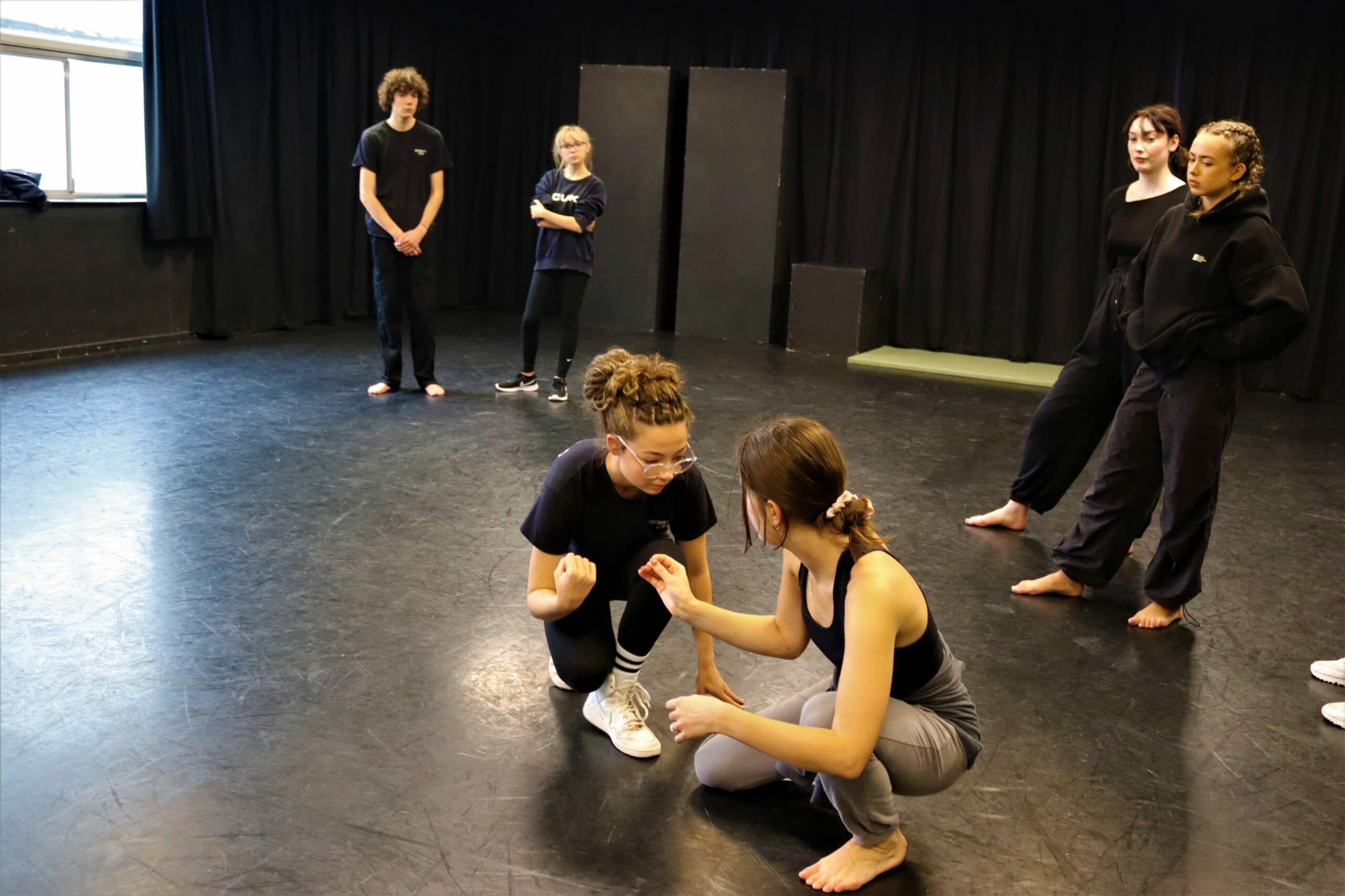 Drama studio space in Fourth Monkey's Bristol training centre